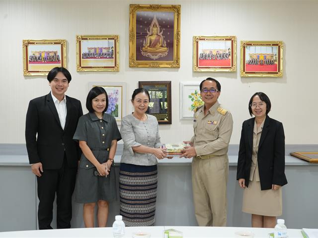 อธิการบดีมหาวิทยาลัยพะเยา ต้อนรับ ศึกษาธิการจังหวัดพะเยา  หารือแนวทางการจัดการศึกษาในด้านธนาคารหน่วยกิต