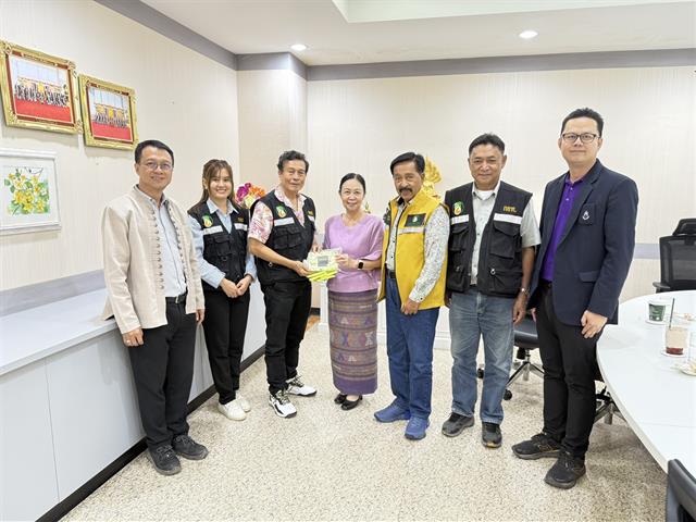 อธิการบดีมหาวิทยาลัยพะเยา ต้อบรับ ประธานคณะกรรมการพัฒนาศักยภาพ            เพื่อยกระดับความเข้มแข็งให้กับสถาบันเกษตรกรชาวสวนยาง การยางแห่งประเทศไทย