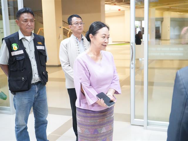 อธิการบดีมหาวิทยาลัยพะเยา ต้อบรับ ประธานคณะกรรมการพัฒนาศักยภาพ            เพื่อยกระดับความเข้มแข็งให้กับสถาบันเกษตรกรชาวสวนยาง การยางแห่งประเทศไทย