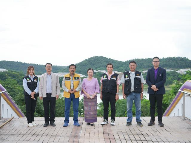 อธิการบดีมหาวิทยาลัยพะเยา ต้อบรับ ประธานคณะกรรมการพัฒนาศักยภาพ            เพื่อยกระดับความเข้มแข็งให้กับสถาบันเกษตรกรชาวสวนยาง การยางแห่งประเทศไทย