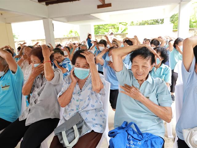 คณะสาธารณสุข ม.พะเยา จัดกิจกรรมสุขภาพผู้สูงวัยแม่ใส เฉลิมพระเกียรติ 12 สิงหา