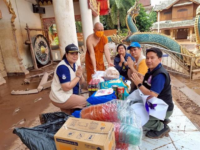 UP Extends Aid to Staff and Students Affected by Floods in Phayao and Nan Provinces