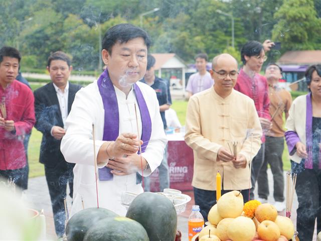 โครงการสานสายใยศิษย์เก่าวิศวกรรม มหาวิทยาลัยพะเยา และพิธีบวงสรวงพระวิษณุกรรม เทพแห่งการช่างและสถาปัตยกรรม