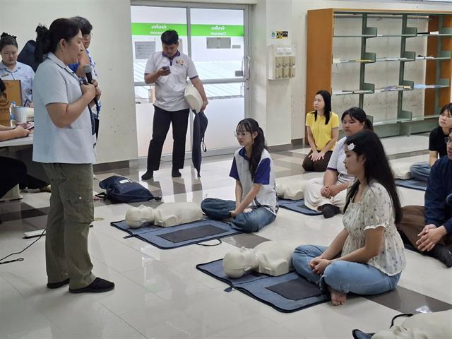 สาขาวิชาภาษาฝรั่งเศส คณะศิลปศาสตร์ จัดโครงการภาษาฝรั่งเศสเพื่อวิชาชีพ “การปฐมพยาบาลเบื้องต้นและการช่วยเหลือการฟื้นคืนชีพ”