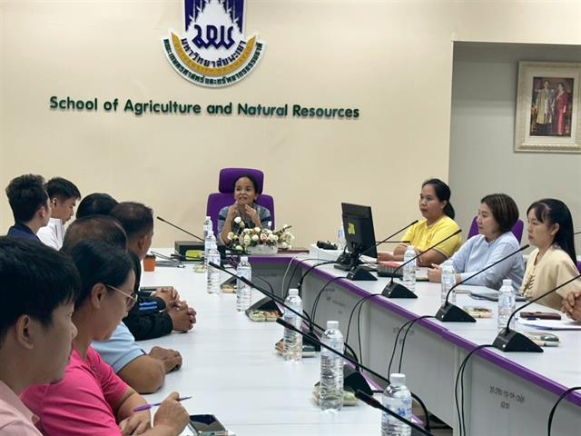 ต้อนรับคณะศึกษาดูงานจากเทศบาลตำบลเชียงม่วน อำเภอเชียงม่วน จังหวัดพะเยา
