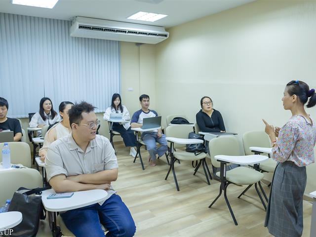 ศูนย์ภาษา คณะศิลปศาสตร์ มหาวิทยาลัยพะเยา จัดอบรมการสนทนาภาษาไทย สำหรับนิสิตต่างชาติ หลักสูตรวิศวกรรมศาสตรมหาบัณฑิต