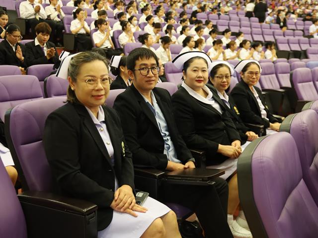 พิธีมอบหมวกและเข็มชั้นปีนิสิตสาขาพยาบาลศาสตร์ ประจำปีการศึกษา 2568