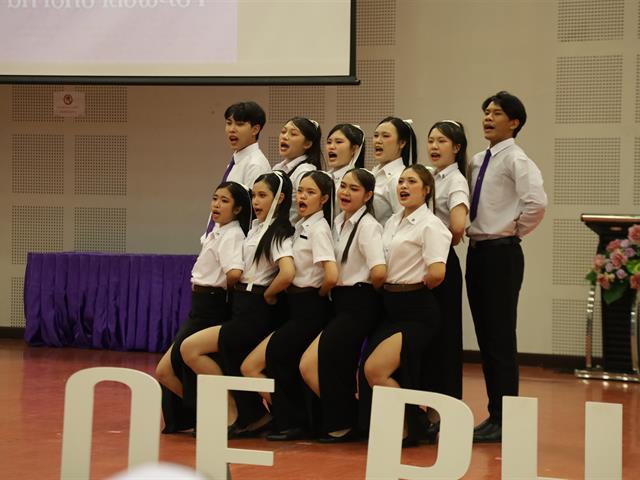 พิธีมอบหมวกและเข็มชั้นปีนิสิตสาขาพยาบาลศาสตร์ ประจำปีการศึกษา 2568