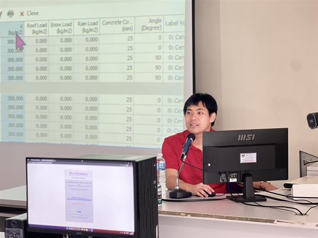 คณะวิศวกรรมศาสตร์ จัดอบรมเชิงปฏิบัติการ การออกแบบโครงสร้างรับแรงแผ่นดินไหวด้วย Prota Structure