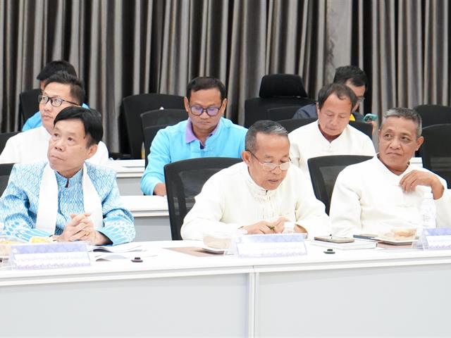 มหาวิทยาลัยพะเยา ร่วมประชุมติดตามความก้าวหน้าการดำเนินงานตามแผนปฏิบัติการฟื้นฟูและพัฒนากว้านพะเยา 5 ปี ตามแนวพระราชดำริ โดย มูลนิธิอุทกพัฒน์ ในพระบรมราชูปถัมภ์