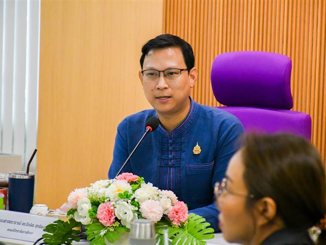 วิทยาลัยการศึกษา ต้อนรับคณะศึกษาดูงานการจัดการศึกษาหลักสูตรควบระดับปริญญาตรี 2 ปริญญา คณะครุศาสตร์ มหาวิทยาลัยราชภัฏราชนครินทร์