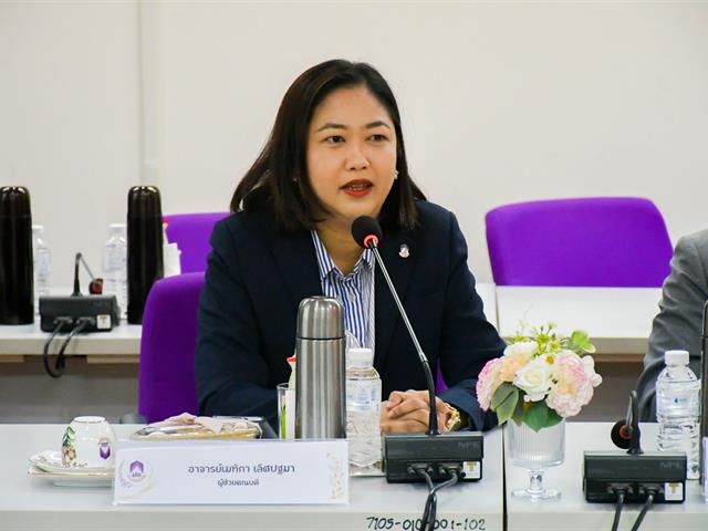 วิทยาลัยการศึกษา ต้อนรับคณะศึกษาดูงานการจัดการศึกษาหลักสูตรควบระดับปริญญาตรี 2 ปริญญา คณะครุศาสตร์ มหาวิทยาลัยราชภัฏราชนครินทร์