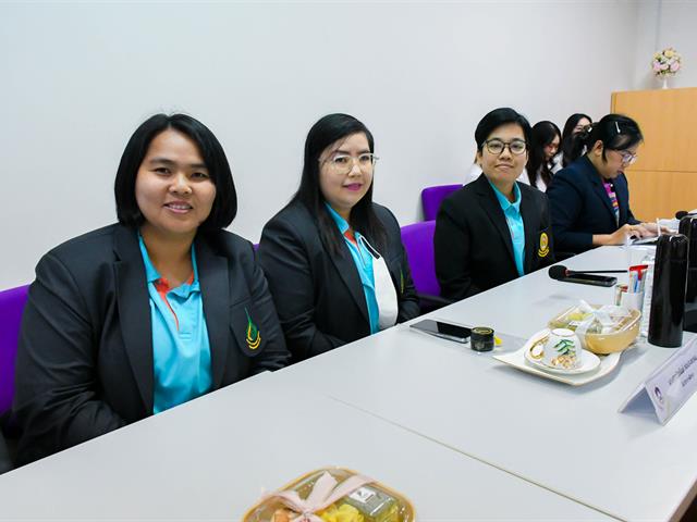 วิทยาลัยการศึกษา ต้อนรับคณะศึกษาดูงานการจัดการศึกษาหลักสูตรควบระดับปริญญาตรี 2 ปริญญา คณะครุศาสตร์ มหาวิทยาลัยราชภัฏราชนครินทร์