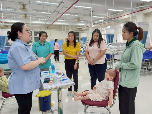 โครงการพัฒนาศักยภาพบุคลากร  การจัดอบรมปฐมพยาบาลเบื้องต้นและการช่วยชีวิตเบื้องต้น (CPR) ในเด็กและทารก