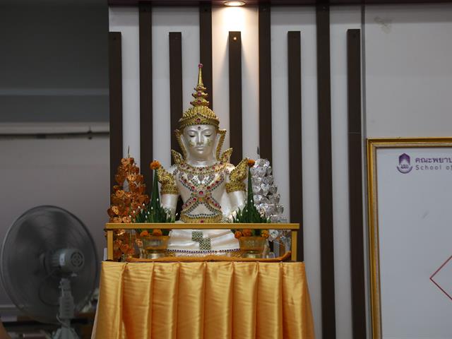 กิจกรรมทำบุญตักบาตรข้าวสารอาหารแห้ง และพิธีทำบุญสืบชะตา เนื่องในวันคล้ายวันสถาปนาคณะพยาบาลศาสตร์ ครบรอบ ๒๒ ปี