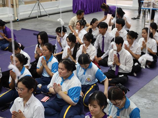กิจกรรมทำบุญตักบาตรข้าวสารอาหารแห้ง และพิธีทำบุญสืบชะตา เนื่องในวันคล้ายวันสถาปนาคณะพยาบาลศาสตร์ ครบรอบ ๒๒ ปี