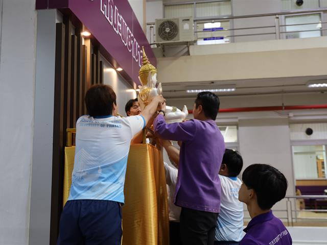 กิจกรรมทำบุญตักบาตรข้าวสารอาหารแห้ง และพิธีทำบุญสืบชะตา เนื่องในวันคล้ายวันสถาปนาคณะพยาบาลศาสตร์ ครบรอบ ๒๒ ปี