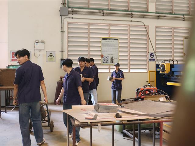 วิศวกรรมอุตสาหการ มพ. จัดโครงการทำบุญอาคารปฏิบัติการฯ เสริมสิริมงคลและพลังแห่งการเรียนรู้