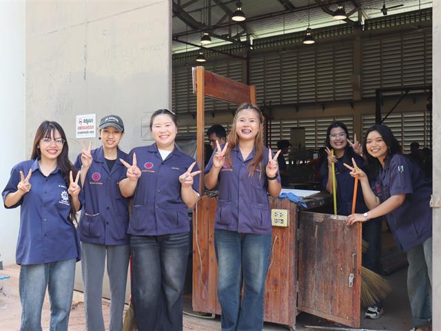 วิศวกรรมอุตสาหการ มพ. จัดโครงการทำบุญอาคารปฏิบัติการฯ เสริมสิริมงคลและพลังแห่งการเรียนรู้