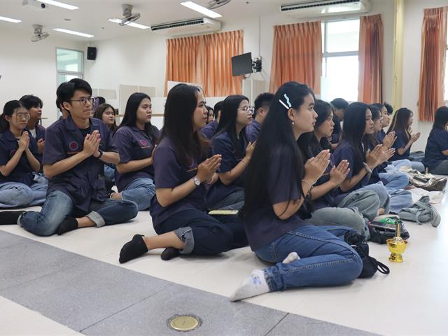 วิศวกรรมอุตสาหการ มพ. จัดโครงการทำบุญอาคารปฏิบัติการฯ เสริมสิริมงคลและพลังแห่งการเรียนรู้