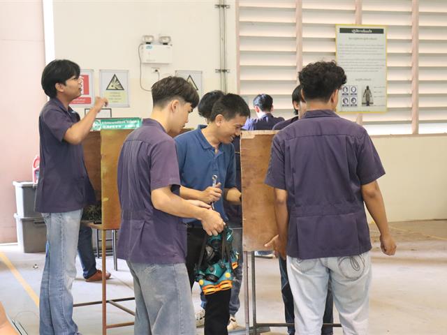 วิศวกรรมอุตสาหการ มพ. จัดโครงการทำบุญอาคารปฏิบัติการฯ เสริมสิริมงคลและพลังแห่งการเรียนรู้