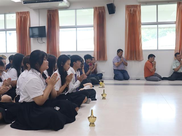 วิศวกรรมอุตสาหการ มพ. จัดโครงการทำบุญอาคารปฏิบัติการฯ เสริมสิริมงคลและพลังแห่งการเรียนรู้