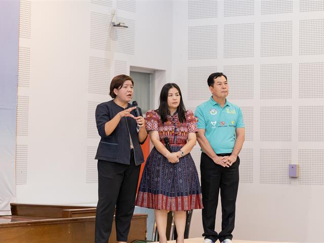 วันที่ 18 กันยายน 2568 กองบริหารงานวิจัย มหาวิทยาลัยพะเยา จัดกิจกรรม Pitching การประกวดรางวัลสนับสนุนพื้นที่การเรียนรู้ (Learning Space for SDGs 2025) 
