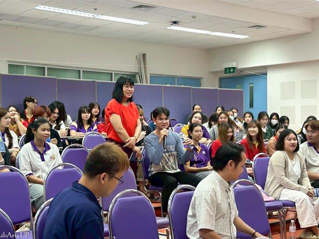 คณะศิลปศาสตร์ให้การต้อนรับบริษัทวิคตอรี ไจแอนท์ เทคโนโลยี (ประเทศไทย) จำกัด
