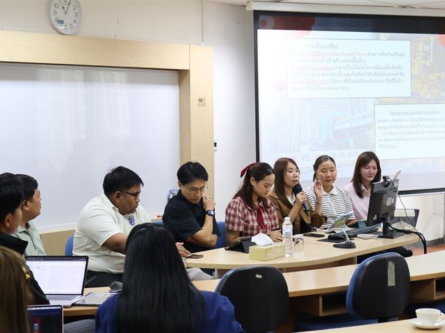 วิทยาลัยการจัดการ สาขาวิชาการบริหารการศึกษา นำเสนอผลการศึกษาดูงาน Neijiang Normal University ณ สาธารณรัฐประชาชนจีน