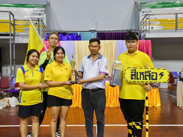 วิทยาลัยการศึกษา ร่วมกับสโมสรนิสิต ดำเนินกิจกรรมการแข่งขันกีฬาสานสัมพันธ์นิสิตวิทยาลัยการศึกษา ประจำปีการศึกษา 2568