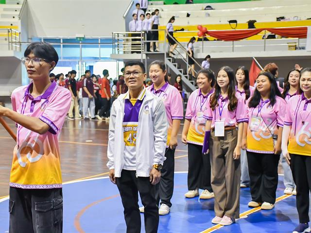 วิทยาลัยการศึกษา ร่วมกับสโมสรนิสิต ดำเนินกิจกรรมการแข่งขันกีฬาสานสัมพันธ์นิสิตวิทยาลัยการศึกษา ประจำปีการศึกษา 2568