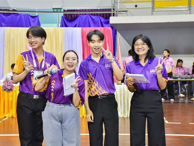 วิทยาลัยการศึกษา ร่วมกับสโมสรนิสิต ดำเนินกิจกรรมการแข่งขันกีฬาสานสัมพันธ์นิสิตวิทยาลัยการศึกษา ประจำปีการศึกษา 2568