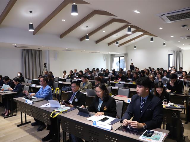 School of Education participated in the lesson-learned activity of the network for promoting the utilization of evaluation results, which is organized by the Office for National Education Standards and Quality Assessment (ONESQA)