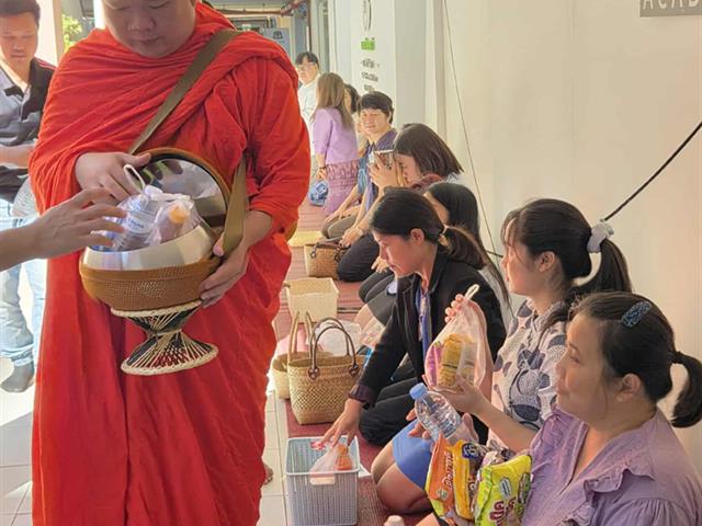 ทำบุญคณะเภสัชศาสตร์ มหาวิทยาลัยพะเยา ประจำเดือนตุลาคม  2568