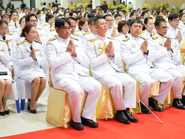 มหาวิทยาลัยพะเยาร่วมพิธีวันนวมินทรมหาราช น้อมรำลึกในพระมหากรุณาธิคุณในหลวงรัชกาลที่ 9