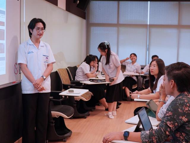 การนำเสนอผลงานทางวิชาการของนิสิตสาขาวิชาเทคนิคการแพทย์  ประจำปีการศึกษา 2568