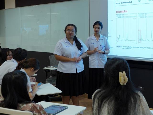การนำเสนอผลงานทางวิชาการของนิสิตสาขาวิชาเทคนิคการแพทย์  ประจำปีการศึกษา 2568