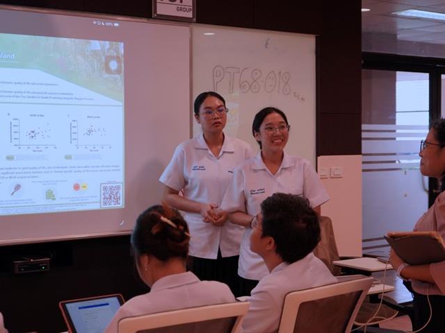 การนำเสนอผลงานทางวิชาการของนิสิตสาขาวิชาเทคนิคการแพทย์  ประจำปีการศึกษา 2568
