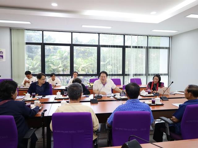 วิทยาเขตเชียงราย รับการติดตามและประเมินผลโครงการ “1 คณะ 1 เป้าหมายพัฒนายั่งยืน SDG”