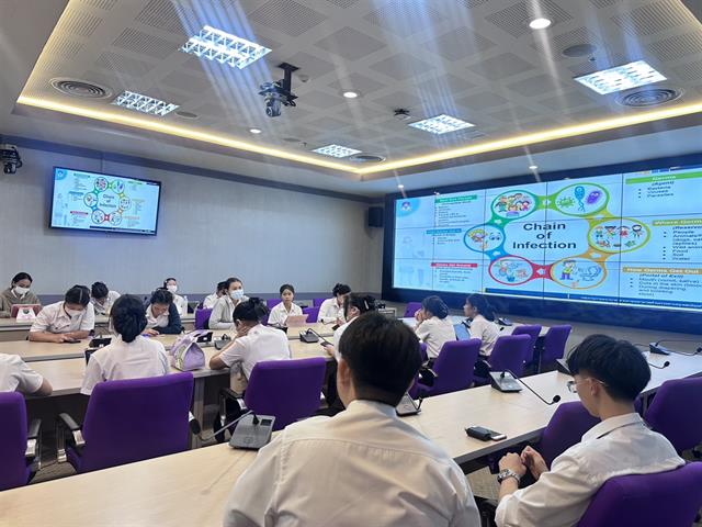 นำนิสิตหลักสูตรประกาศนียบัตรผู้ช่วยพยาบาล เข้าศึกษาดูงานสถานบริการสุขภาพ ณ หน่วยจ่ายกลาง โรงพยาบาลมหาวิทยาลัยพะเยา