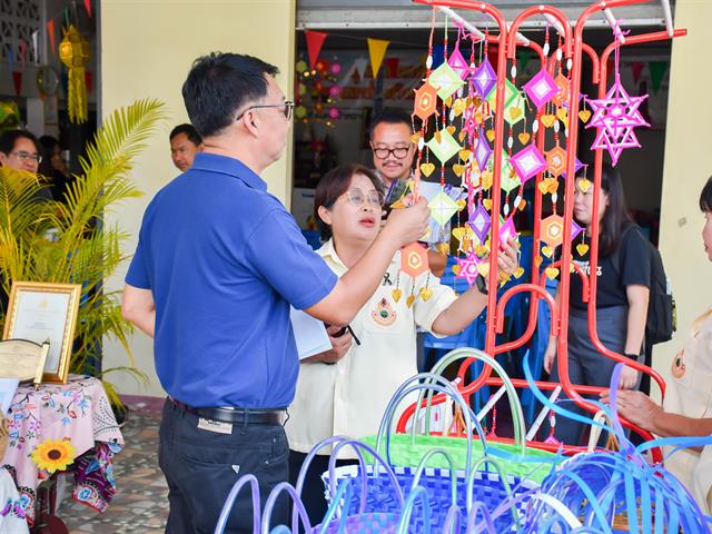 วิทยาลัยการศึกษา เข้ารับการประเมินโครงการ 1 คณะ 1 เป้าหมายการพัฒนาที่ยั่งยืน (SDGs) ตำบลจำป่าหวาย จังหวัดพะเยา