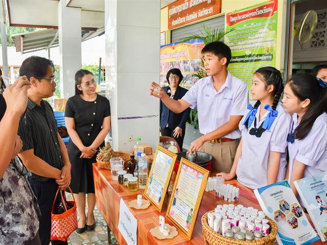 วิทยาลัยการศึกษา เข้ารับการประเมินโครงการ 1 คณะ 1 เป้าหมายการพัฒนาที่ยั่งยืน (SDGs) ตำบลจำป่าหวาย จังหวัดพะเยา