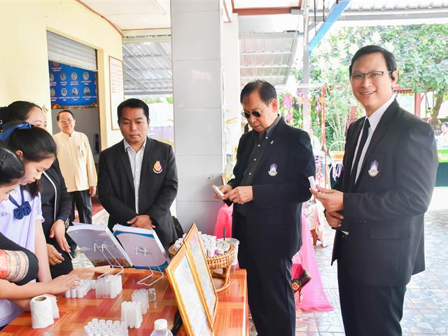 วิทยาลัยการศึกษา เข้ารับการประเมินโครงการ 1 คณะ 1 เป้าหมายการพัฒนาที่ยั่งยืน (SDGs) ตำบลจำป่าหวาย จังหวัดพะเยา