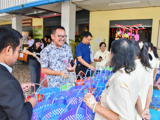 วิทยาลัยการศึกษา เข้ารับการประเมินโครงการ 1 คณะ 1 เป้าหมายการพัฒนาที่ยั่งยืน (SDGs) ตำบลจำป่าหวาย จังหวัดพะเยา