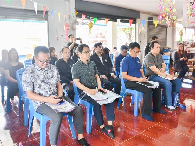 วิทยาลัยการศึกษา เข้ารับการประเมินโครงการ 1 คณะ 1 เป้าหมายการพัฒนาที่ยั่งยืน (SDGs) ตำบลจำป่าหวาย จังหวัดพะเยา