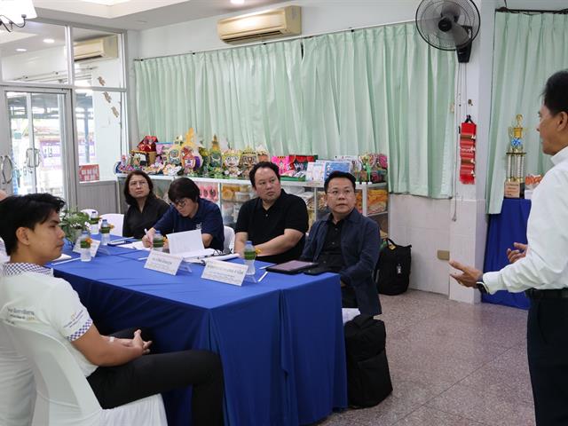 วิทยาลัยการจัดการ มหาวิทยาลัยพะเยา ลงพื้นที่ติดตามและรับการประเมินผลการดำเนินโครงการ 1 คณะ 1 เป้าหมายการพัฒนาที่ยั่งยืน (SDG) และ โครงการวิจัย Reinventing University ของมหาวิทยาลัยพะเยา ประจำปีงบประมาณ พ.ศ. 2568 ณ ชุมชนไทย - รามัญ (มอญ) บางกระดี่ แขวงแสมดำ เขตบางขุนเทียน กรุงเทพมหานคร