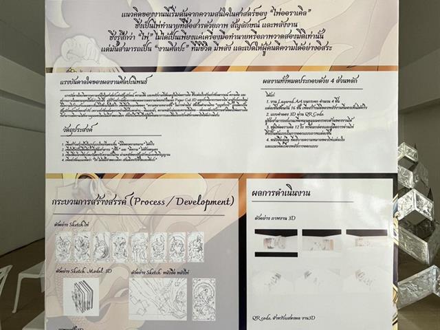 นิทรรศการศิลปนิพนธ์  "ผลิบานตามรอยราก" EXHI BITION ART THESIS 2025