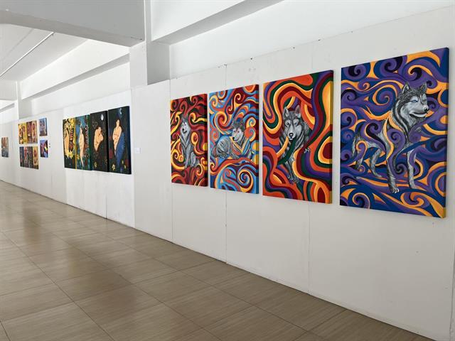 นิทรรศการศิลปนิพนธ์  "ผลิบานตามรอยราก" EXHI BITION ART THESIS 2025