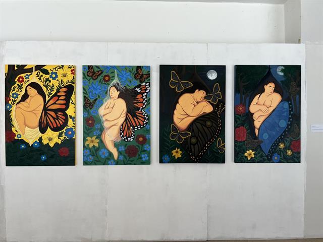 นิทรรศการศิลปนิพนธ์  "ผลิบานตามรอยราก" EXHI BITION ART THESIS 2025