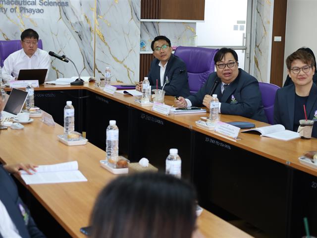 การตรวจประเมินคุณภาพการศึกษาเพื่อการดำเนินการที่เป็นเลิศ(EdPEx) คณะเภสัชศาสตร์ มหาวิทยาลัยพะเยา ประจำปีการศึกษา 2567 